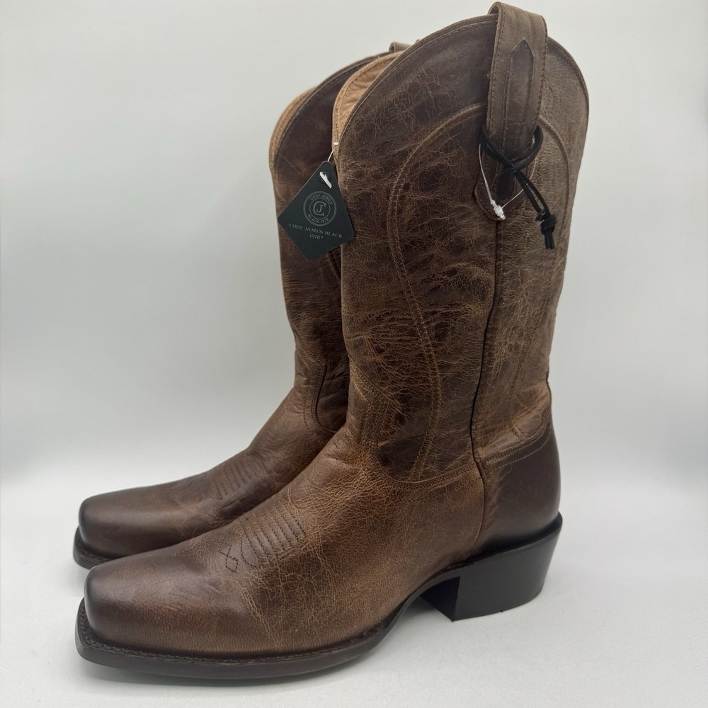 Cody James Black 1978 Mason Boots Men's Size 9 D Brown Distressed Bovine Leather